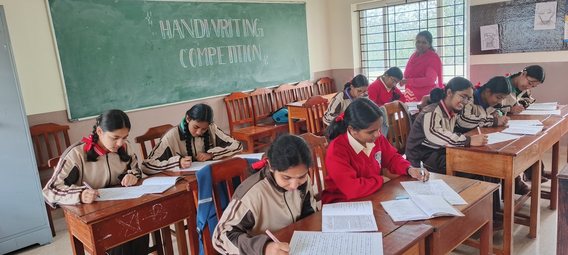 Hand writing competition